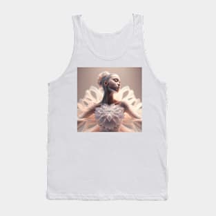 Portrait in Pastel Colors of A Fractal Ballerina Tank Top